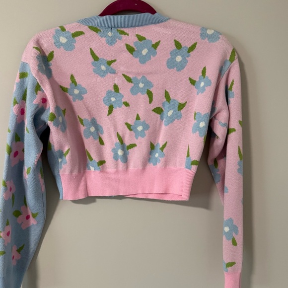 Cider Pastel Floral Cardigan - Picture 3 of 3